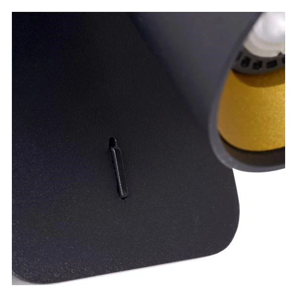 Lucide TURNON - Wall spotlight - LED Dim to warm - GU10 - 1x5W 2200K/3000K - Black - detail 1